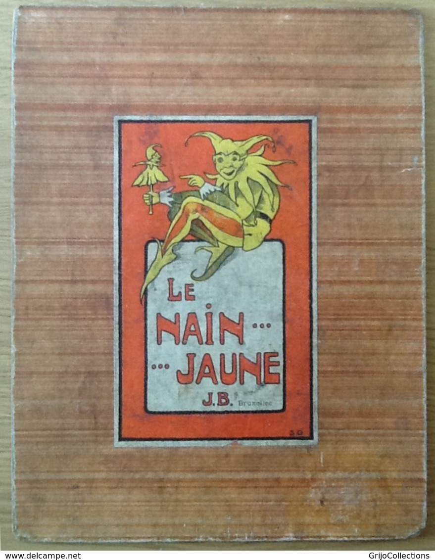 Vintage. Grande Carte (dure) De 29cm X 225cm Avec Les Règles Du Jeu Le Nain Jaune. J. B. Bruxelles. - Autres & Non Classés