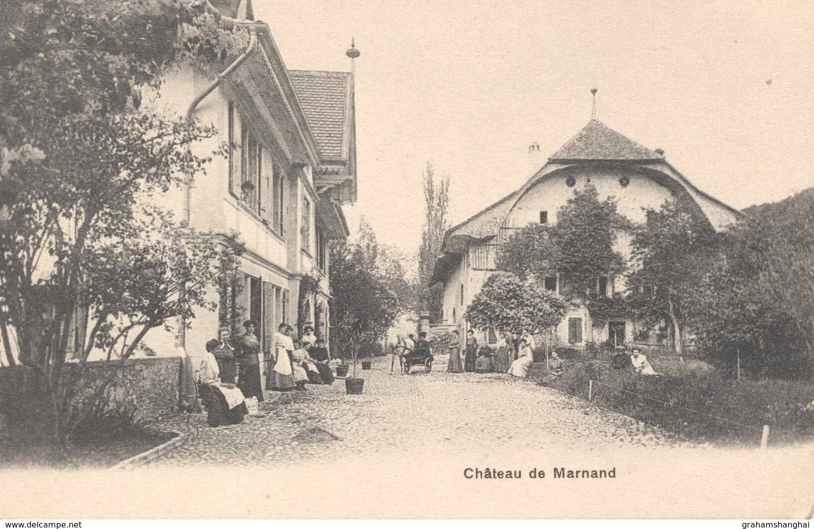Postcard RPPC Switzerland Chateau De Marnand Vaud  Unposted Early 20th Century - Marnand