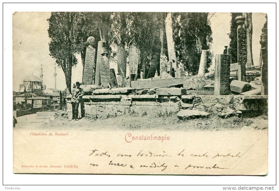 TURQUIE - CONSTANTINOPLE - Cimetière De Scutari - Turkey