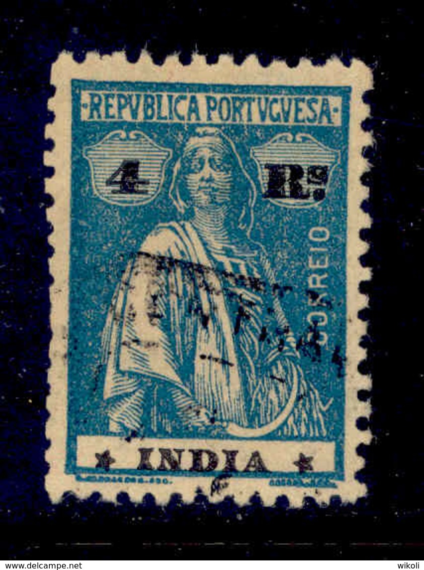 ! ! Portuguese India - 1922 Ceres 4 R - Af. 314 - Used - Portuguese India