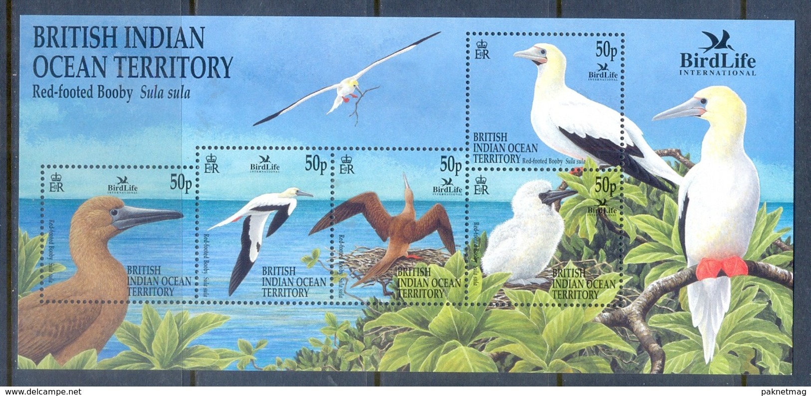 E150- British Indian Ocean Territory Bird 2002. Birds Life International. - Other & Unclassified