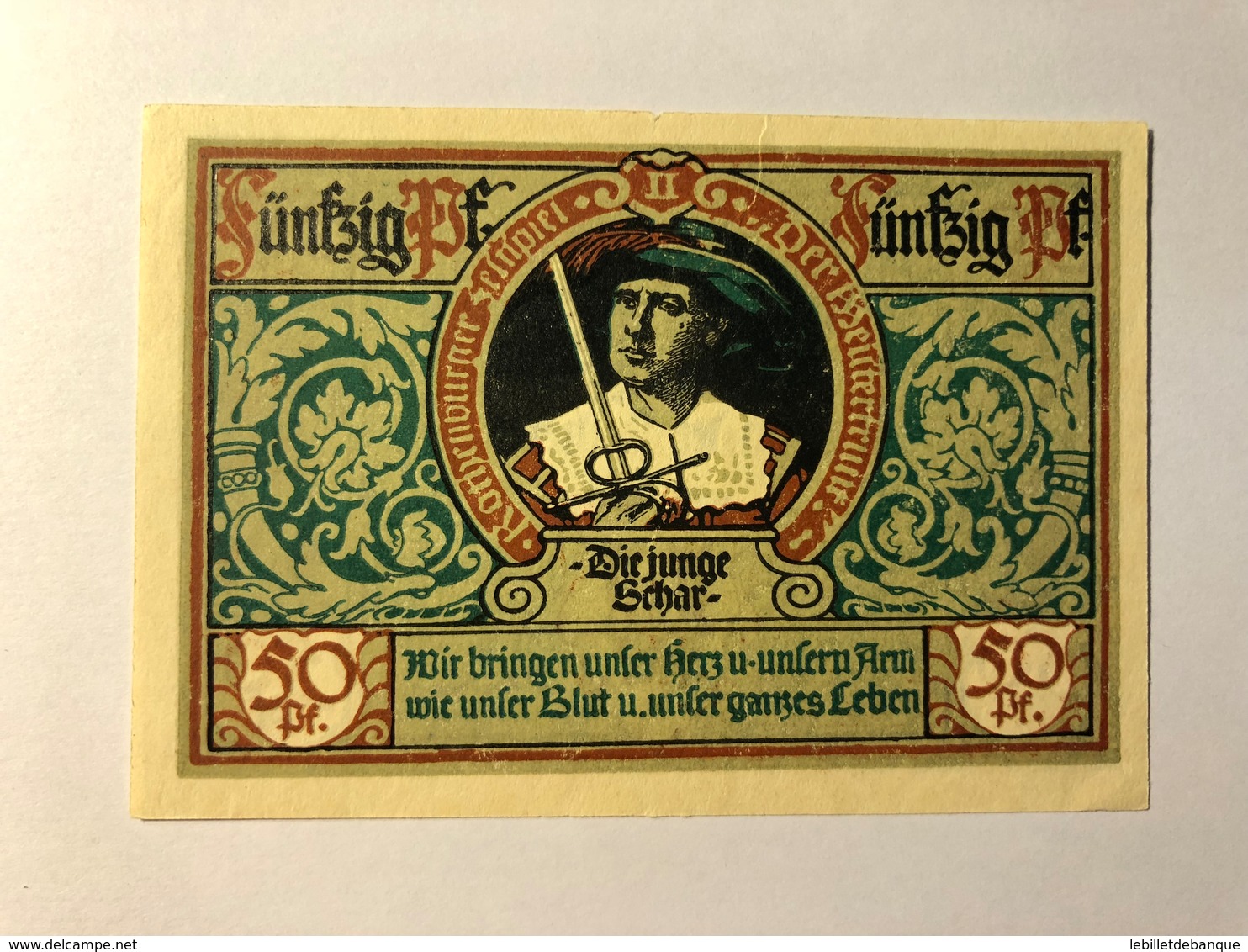 Allemagne Notgeld Rothenburg 50 Pfennig - Collections