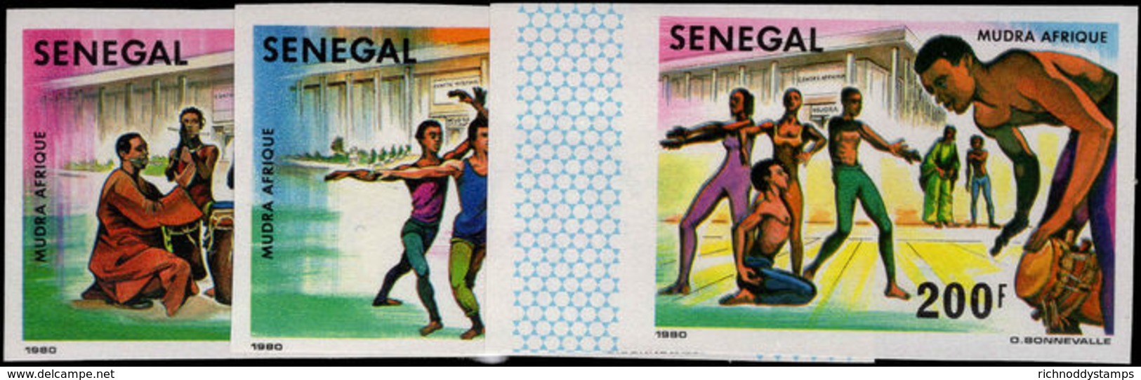 Senegal 1980 Mudra Arts Festival Imperf Unmounted Mint. - Senegal (1960-...)