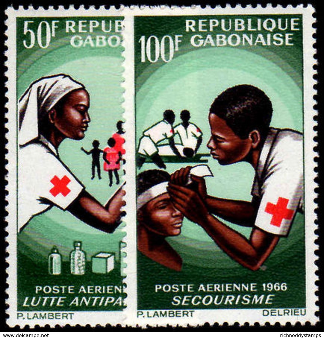 Gabon 1966 Red Cross Unmounted Mint. - Gabon (1960-...)