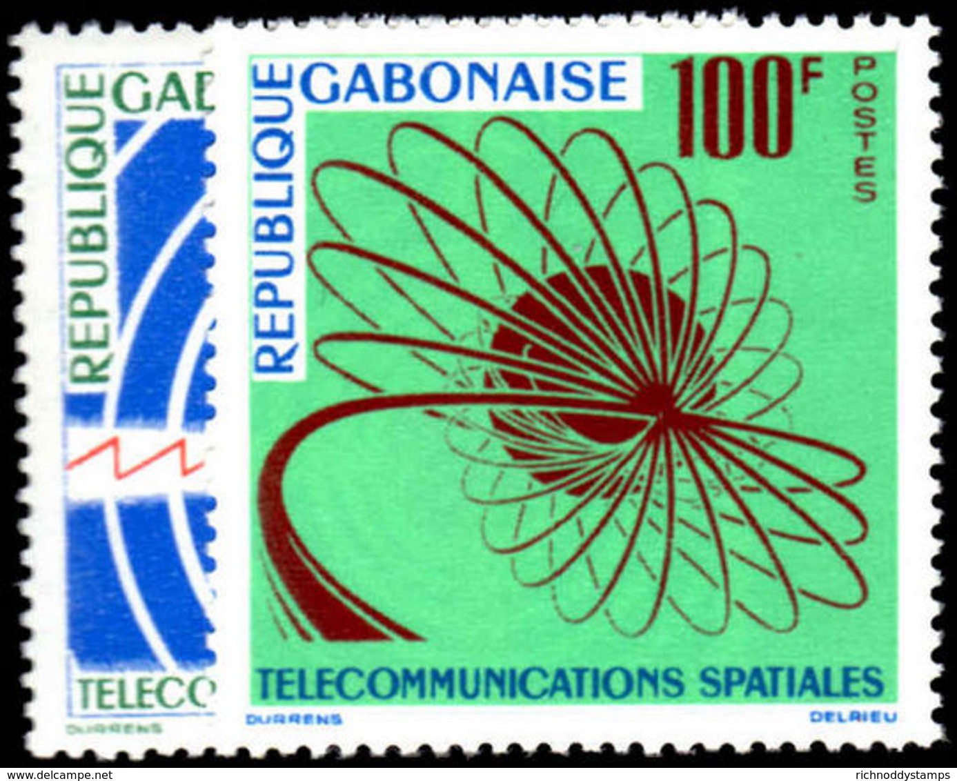 Gabon 1963 Space Telecommunications Unmounted Mint. - Gabon