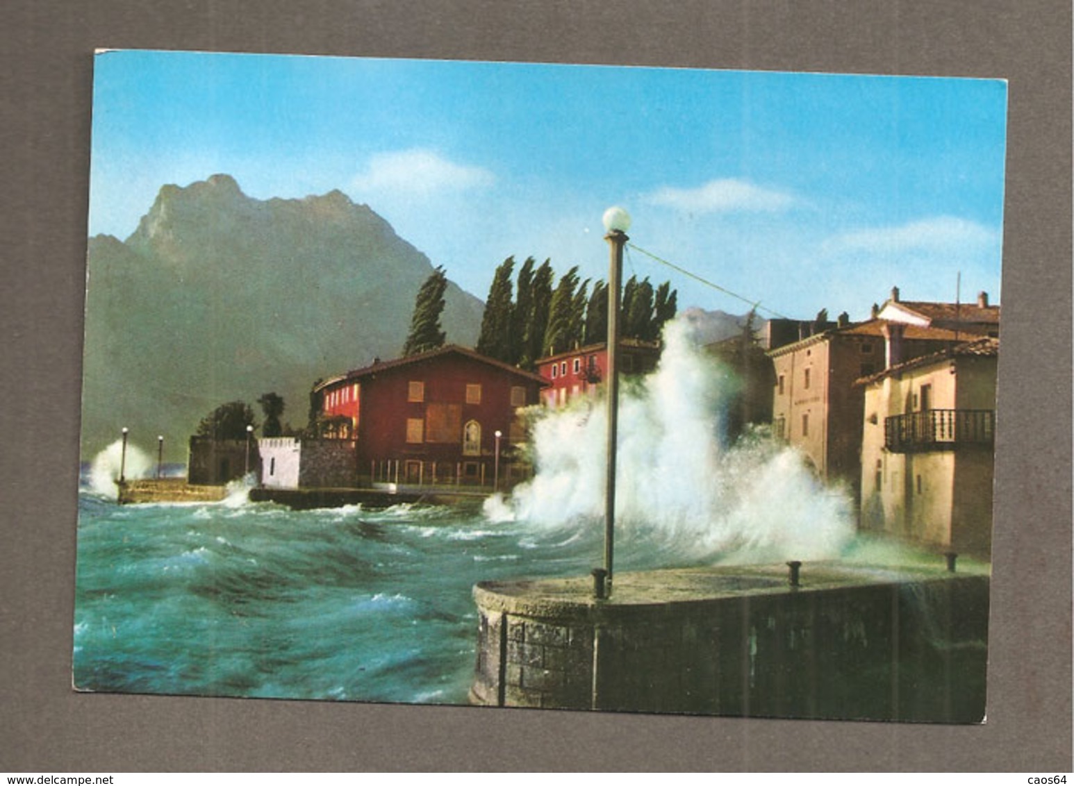 TORBOLE LAGO DI GARDA BURRASCA CARTOLINA   1986 - Altri & Non Classificati