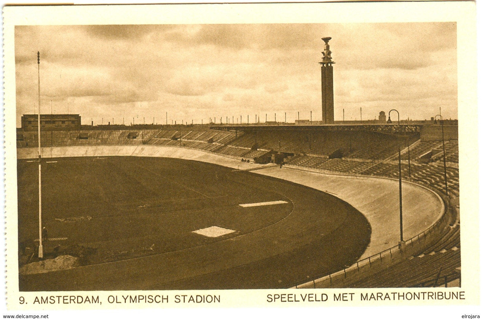 NETHERLANDS unused booklet with 12 Official Olympic postcards with perforation right side of the booklet is repaired