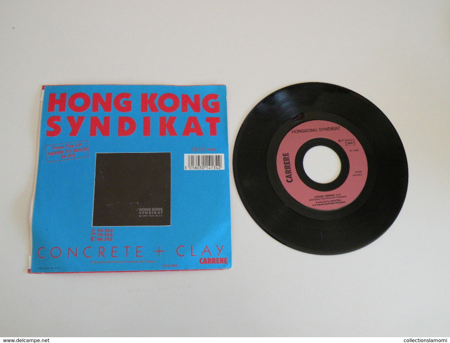 Hongkong Syndikat - Concret & Clay - Loosin Winnin (1986) - (Vinyle 45 T) Carrère - Disco, Pop