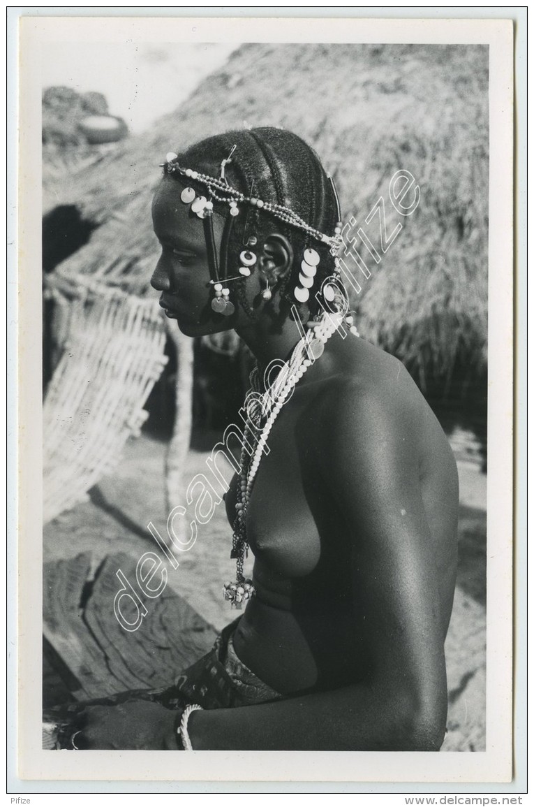 Guinée Bissau . Guiné Portuguesa . Penteado Futa-Fula . 2 Cartes Photos . Jeune Femme Avec Tresses + Autre Avec Bébé . - Guinea Bissau