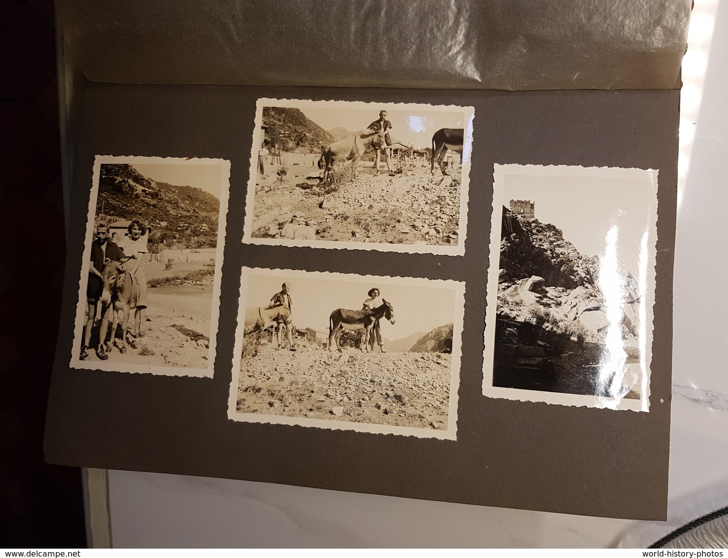 Album de + de 160 photos - CALVI ( Corse ) - Le Club Olympique - vers 1950 - Sport Plage Activité Homme Femme Avion