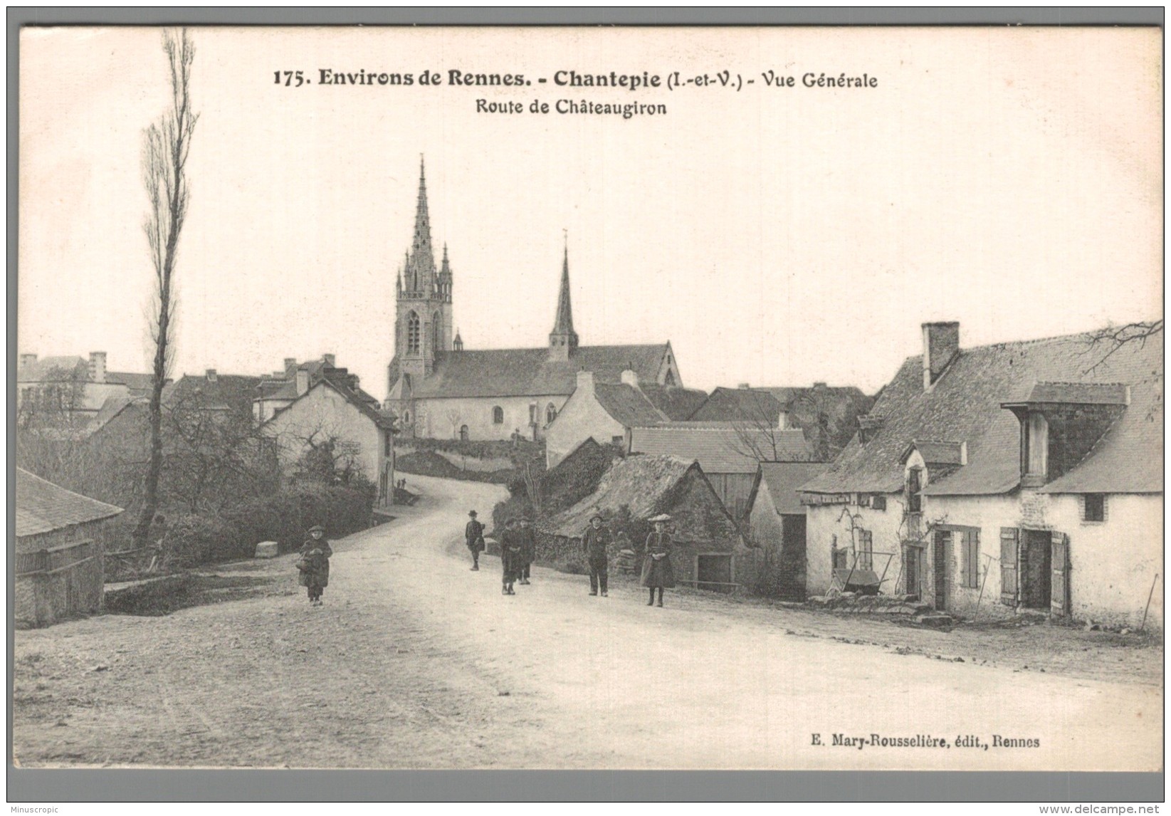 CPA 35 - Chantepie - Vue Générale - Route De Chateaugiron - Other & Unclassified