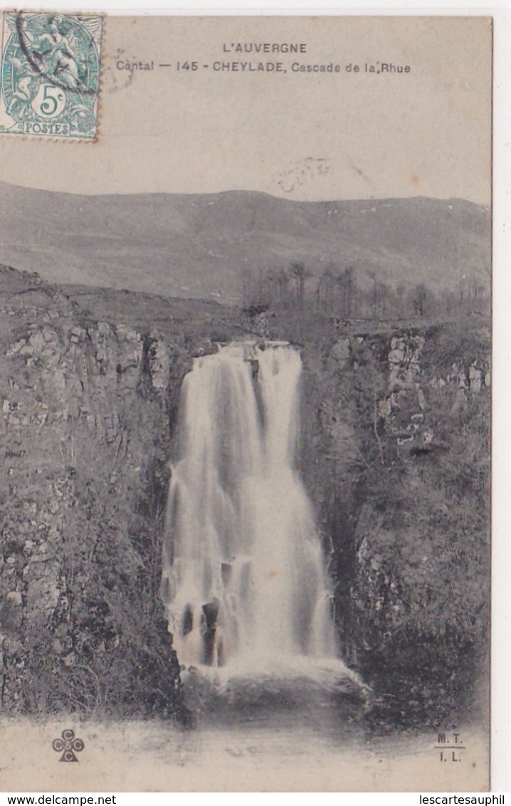 L Auvergne Cheylade Cascade De La Rhue 1906 - Autres & Non Classés