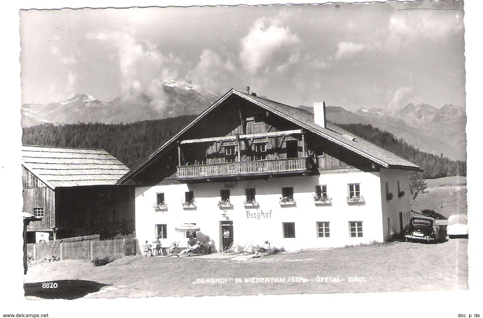 Osterreich - Niederthai - Ötztal - Berghof - Tirol - Old Car - Auto - Oetz