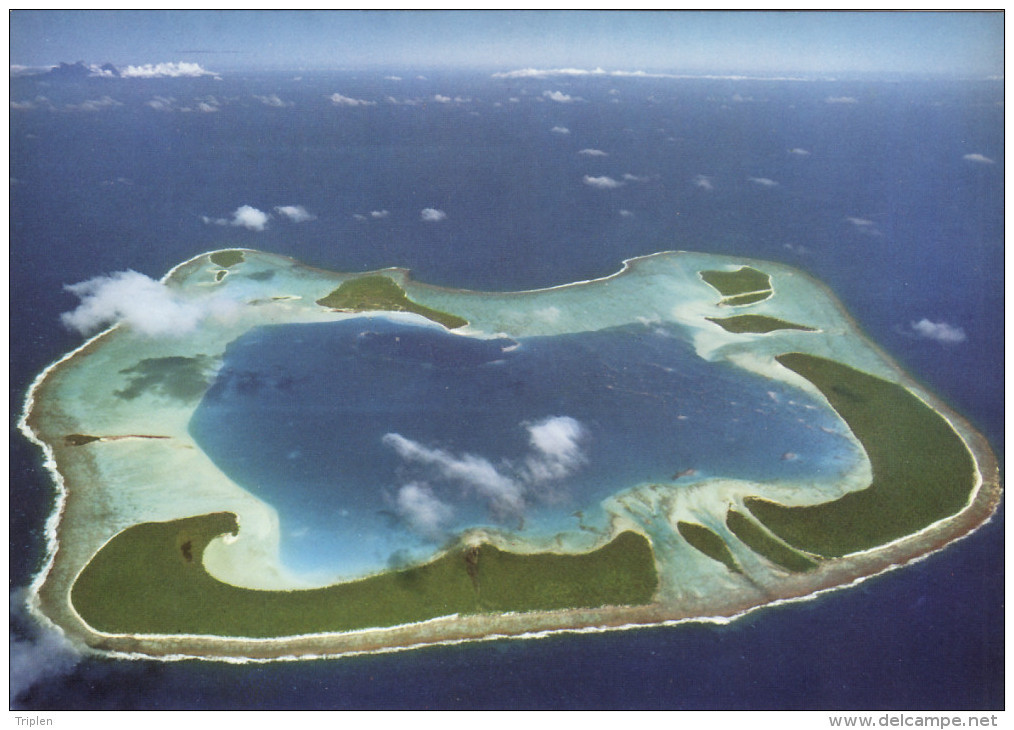 Tetiaroa - Vue Aérienne De L'atoll Dans Son Ensemble - Französisch-Polynesien