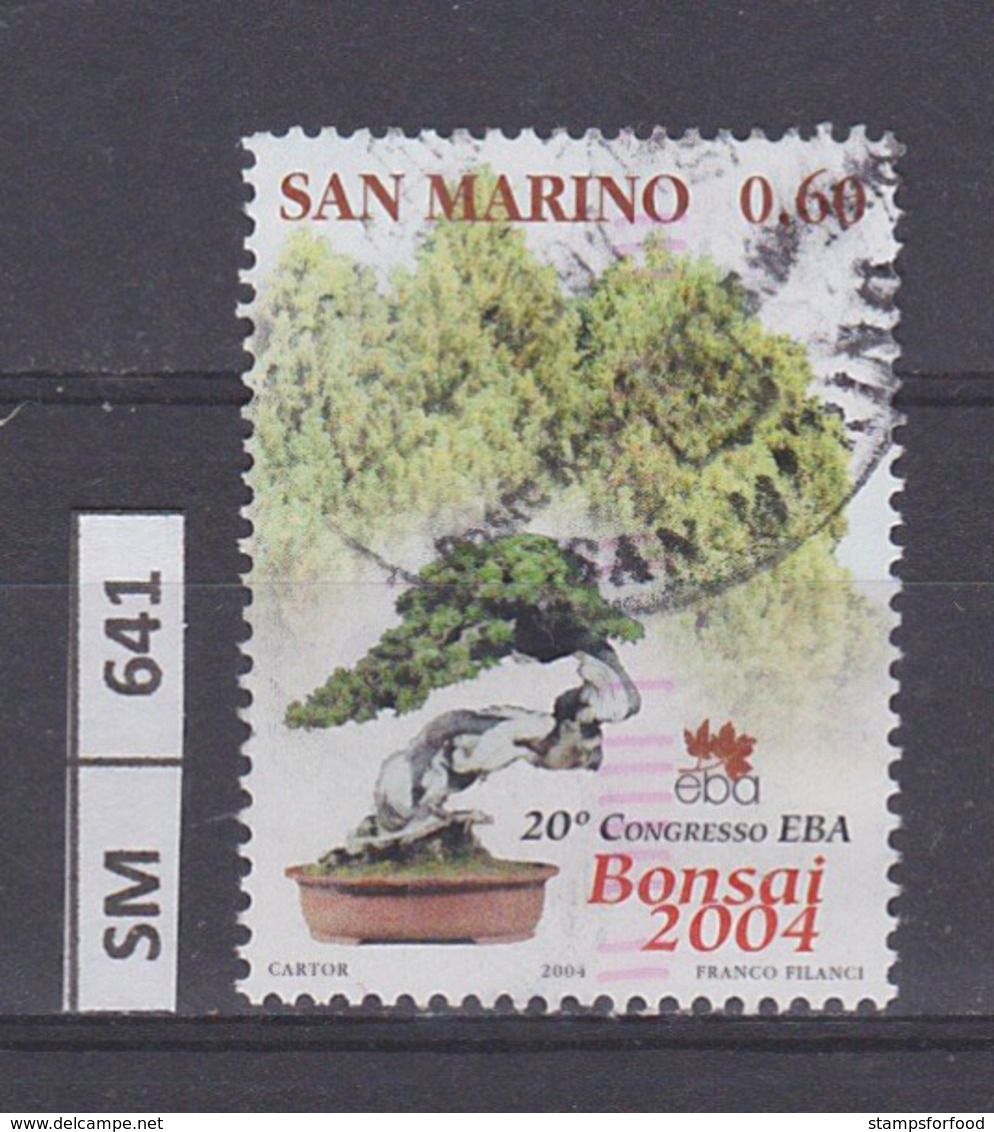 SAN MARINO      2004	Bonsai  0,60 Usato - Oblitérés