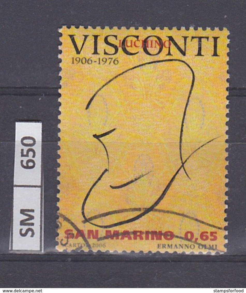 SAN MARINO      2006	Visconti,  0,65 Usato - Gebraucht