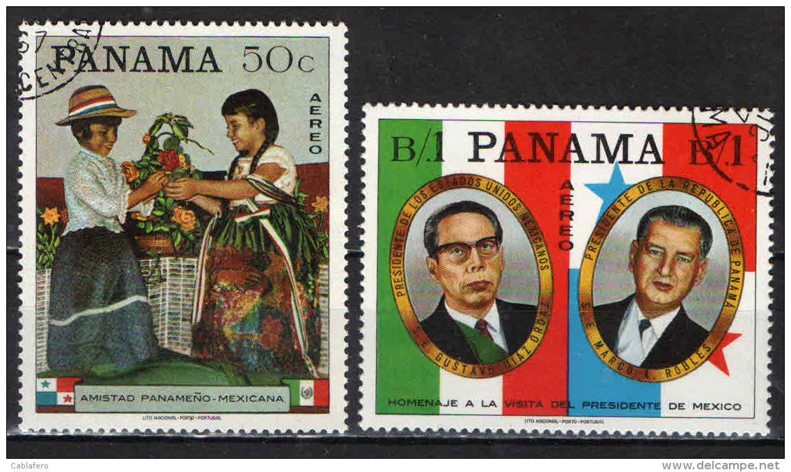 PANAMA - 1968 - AMICIZIA TRA PANAMA E MESSICO - USATI - Panama