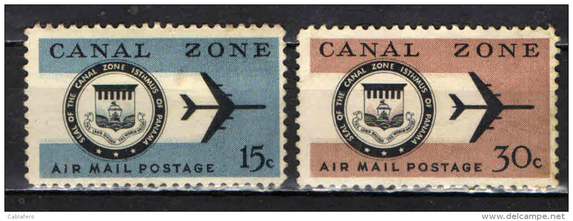 CANAL ZONE - 1965 - STEMMA E JET STILIZZATO - MNH - Zona Del Canal