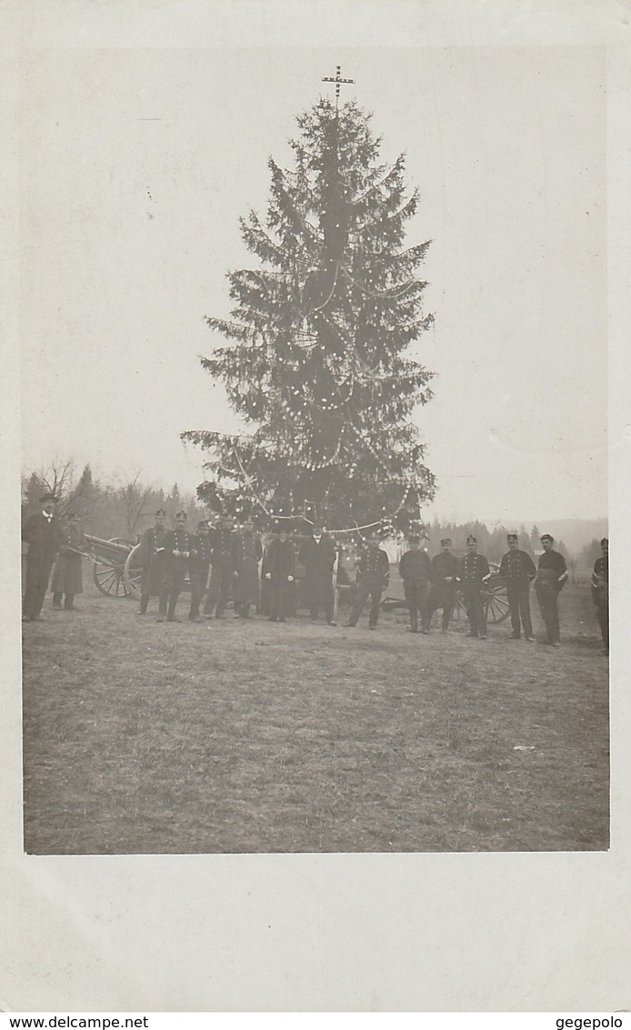 Régiment D'Infanterie N° 1 Suisse  ( Carte-photo à Destination De Gland Dans Le Canton De Vaud En Suisse ) - Regiments