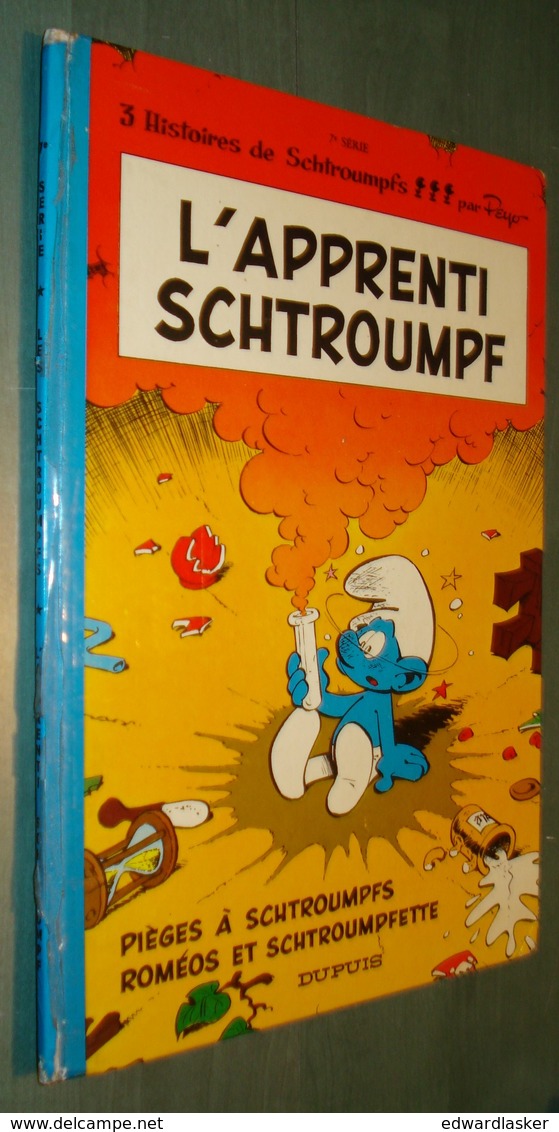 SCHTROUMPFS 7 : L'apprenti Schtroumpf //Peyo - 2ème édition 1973 - Dos Rond - Assez Bon état - Schtroumpfs, Les - Los Pitufos