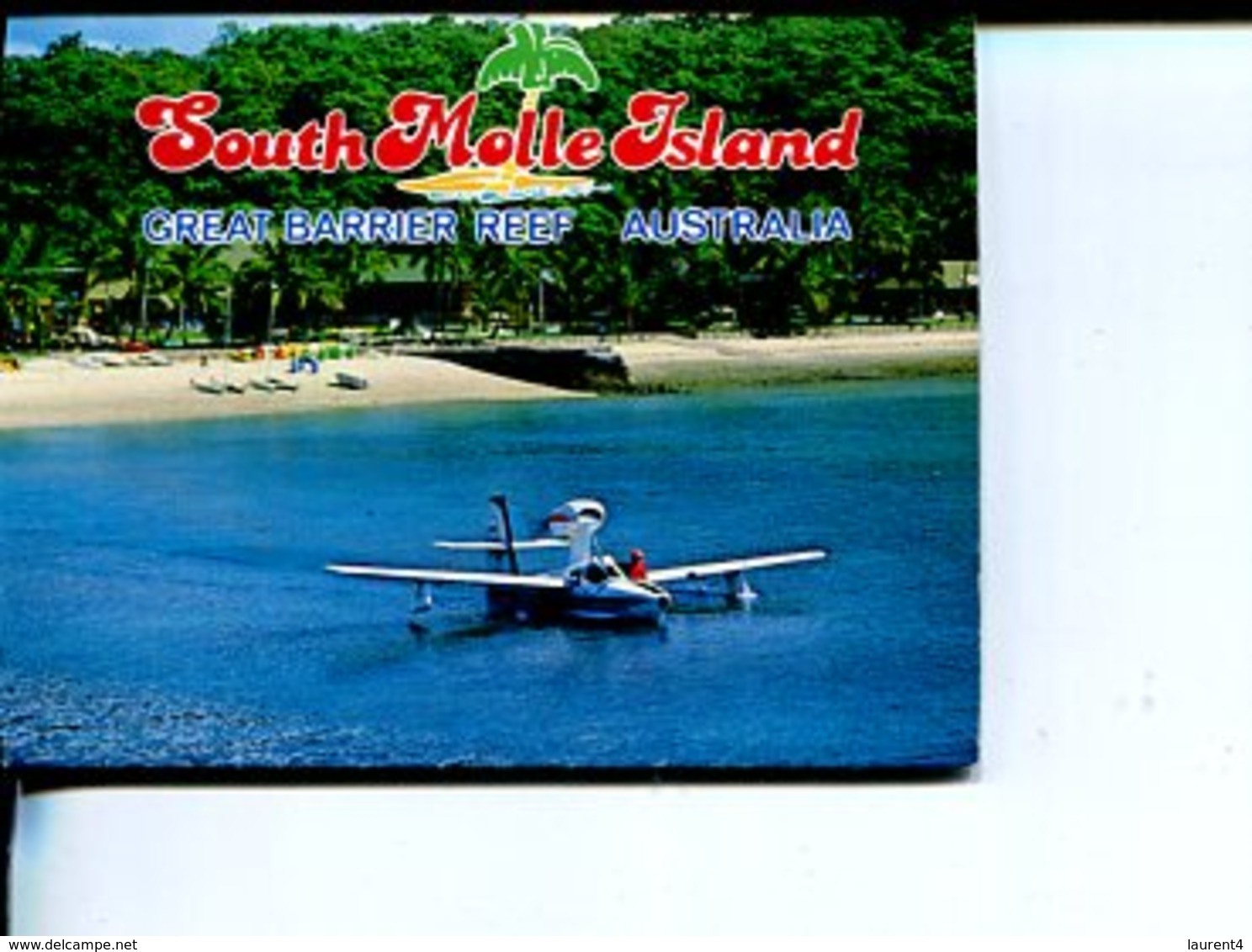 (Booklet 83) Postcard Booklet - Mint / Neuf - QLD - South Molle Island And Seaplane - Great Barrier Reef