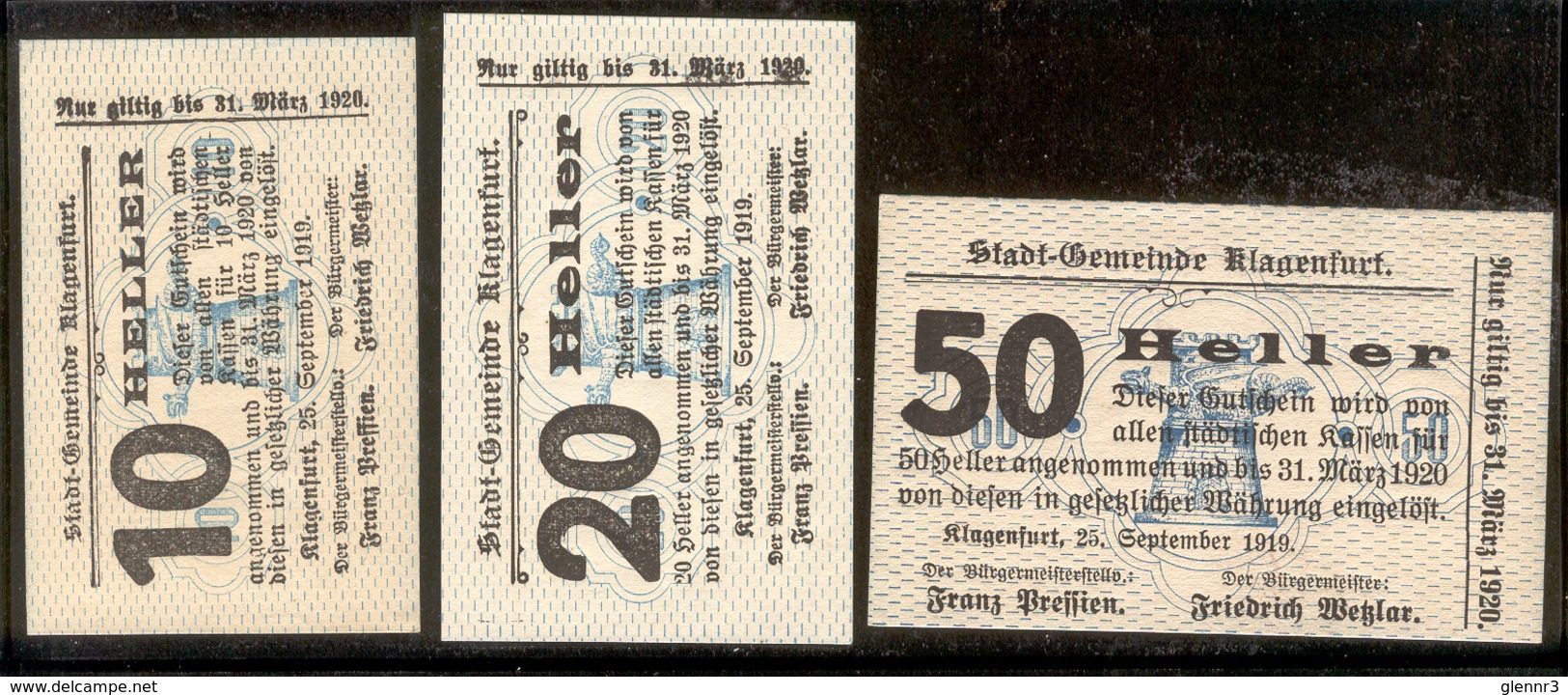 AUSTRIA NOTGELD 451 Klagenfurt - Austria