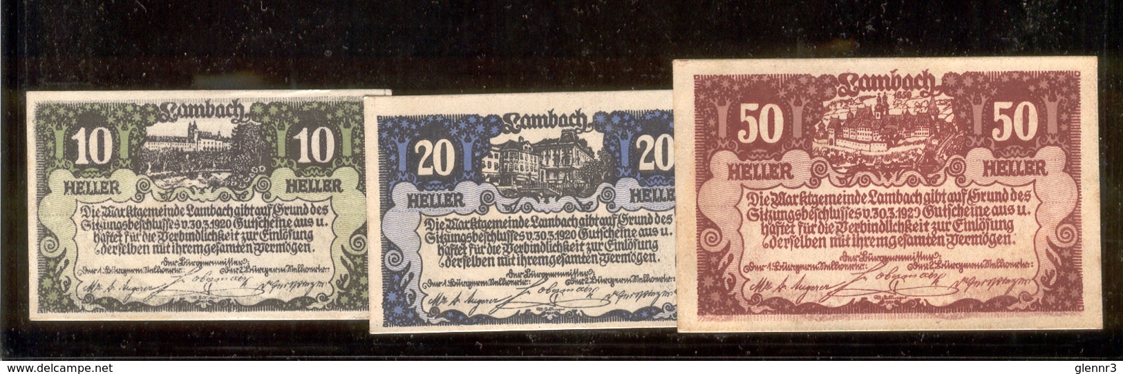 AUSTRIA NOTGELD 496 Lambach Lot 2 - Austria