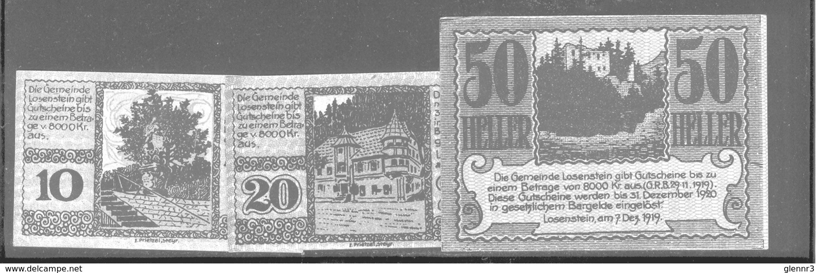 AUSTRIA NOTGELD 566 II Losenstein - Autriche