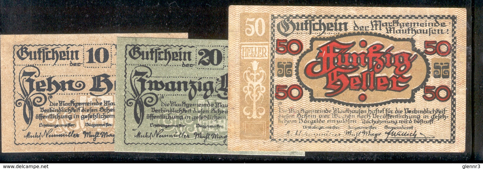 AUSTRIA NOTGELD 601 Mauthausen Lot 2 - Austria