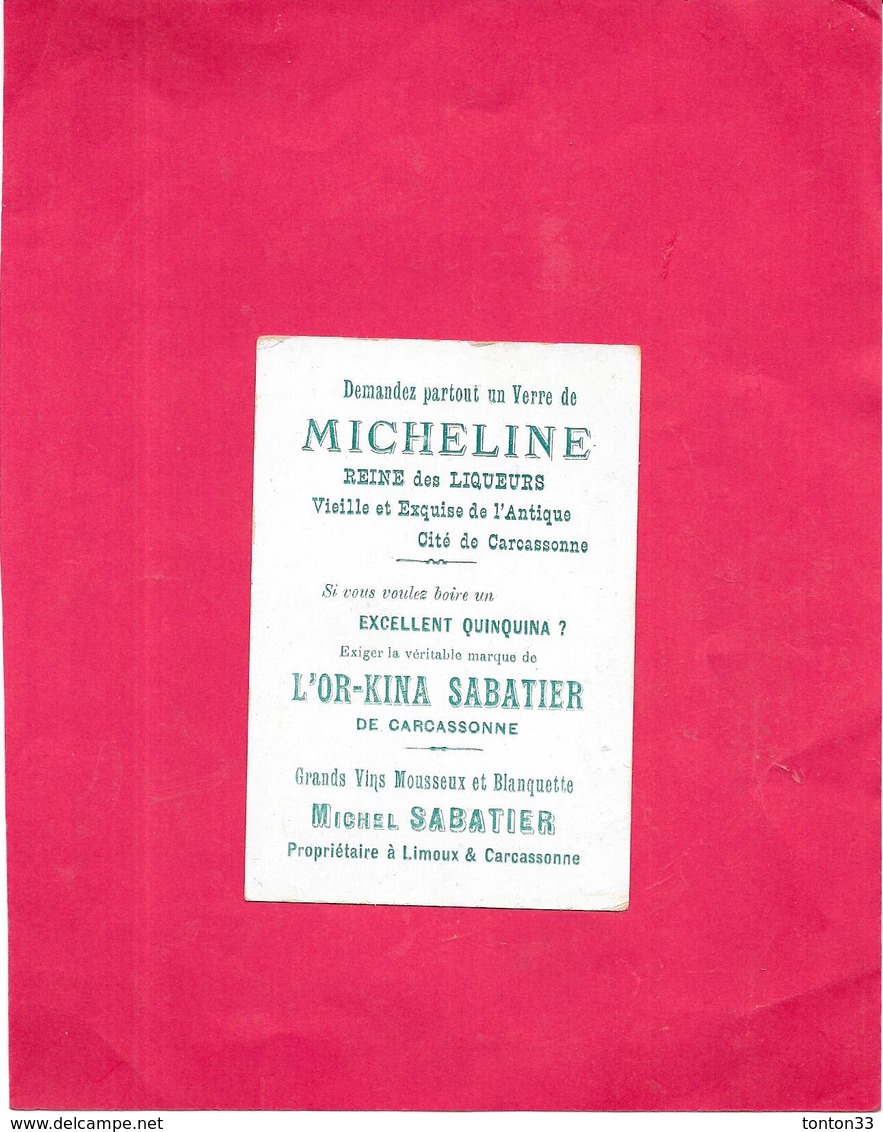 CHROMO L'OR KINA SABATIER De Carcassonne - Verre De MICHELINE Reine Des Liqueurs - Guerre Du Transwaal - BARA - - Otros & Sin Clasificación