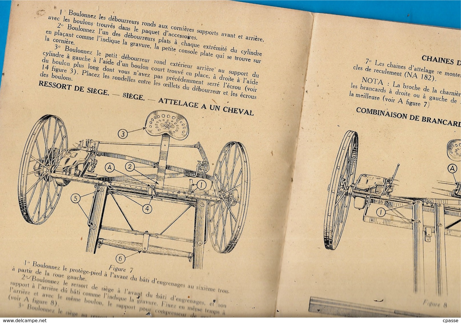 AGRICULTURE Rateau-Faneur McCORMICK Instructions Pour Emploi Et Fonctionnement Mac Mc Cormick Matériel - Autres Plans