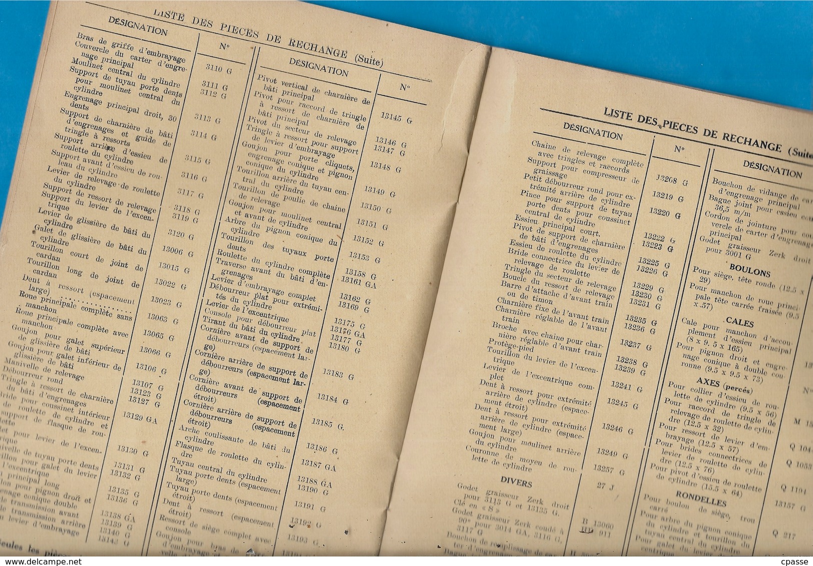 AGRICULTURE Rateau-Faneur McCORMICK Instructions Pour Emploi Et Fonctionnement Mac Mc Cormick Matériel - Autres Plans