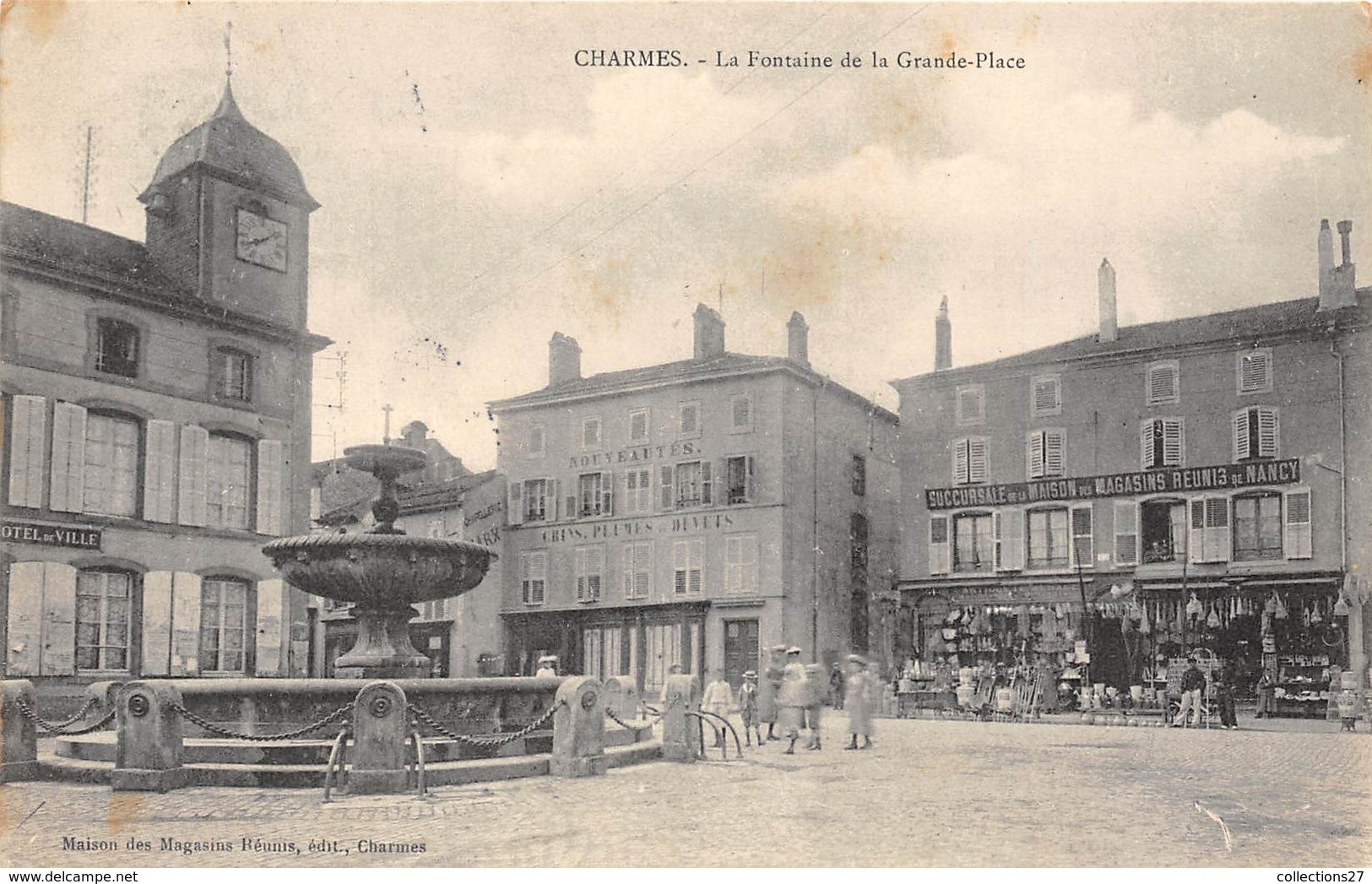 88- CHARMES- LA FONTAINE DE LA GRANDE PLACE - Charmes