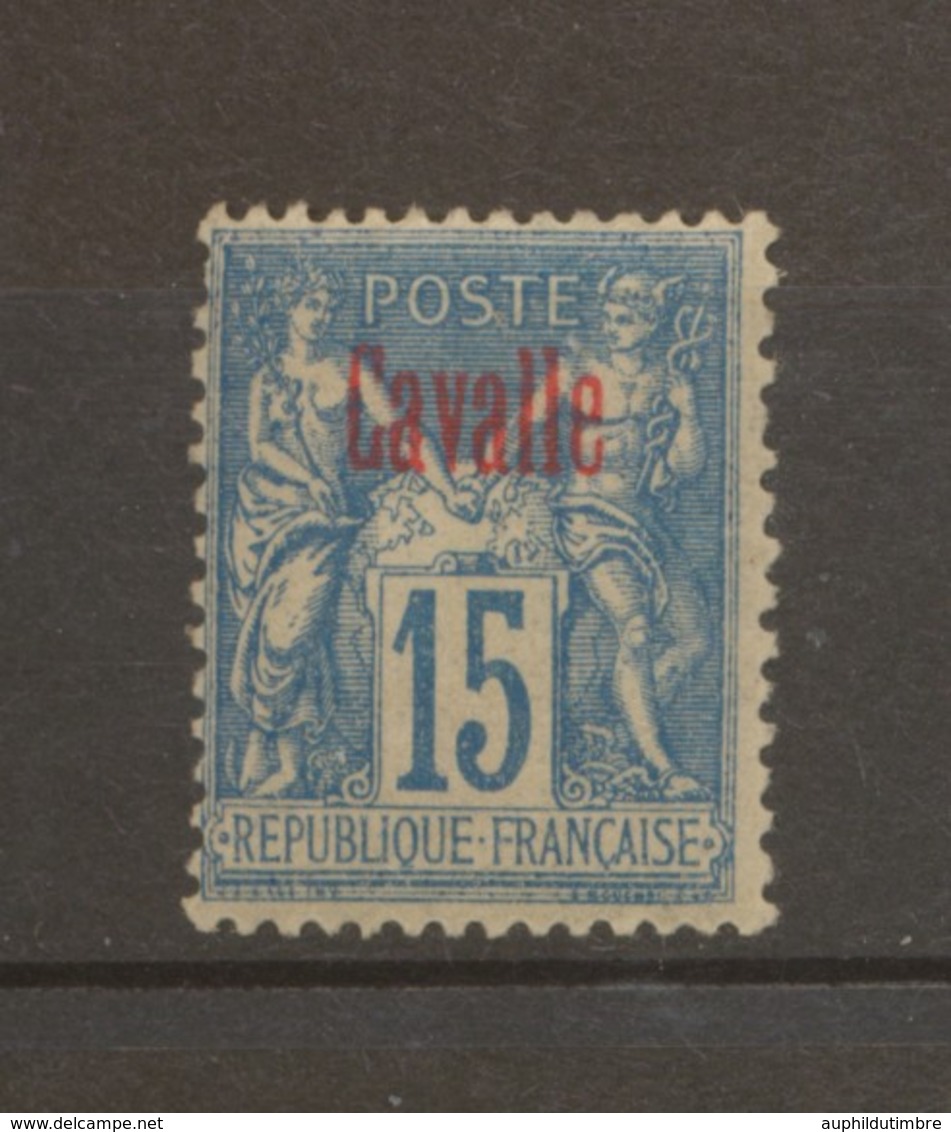 1893-00 Colonies Françaises Cavalle N°5 15c Bleu Neuf* Signé Calves. TB N3105 - Nuovi