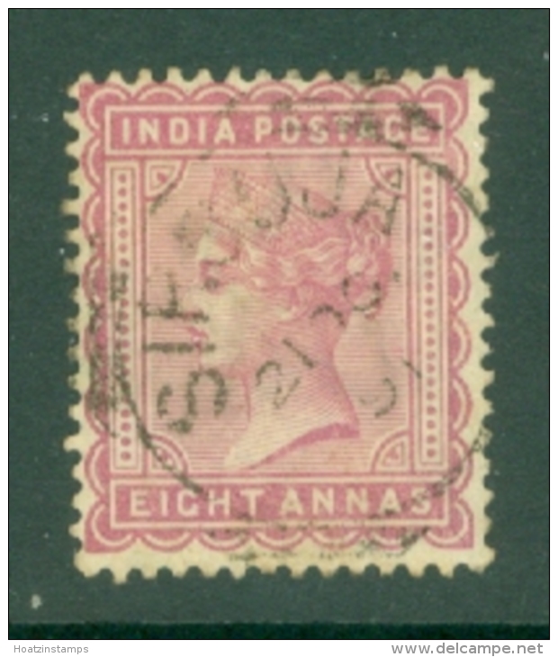 India: 1882/90   QV    SG99    8a     Magenta      Used - 1882-1901 Empire