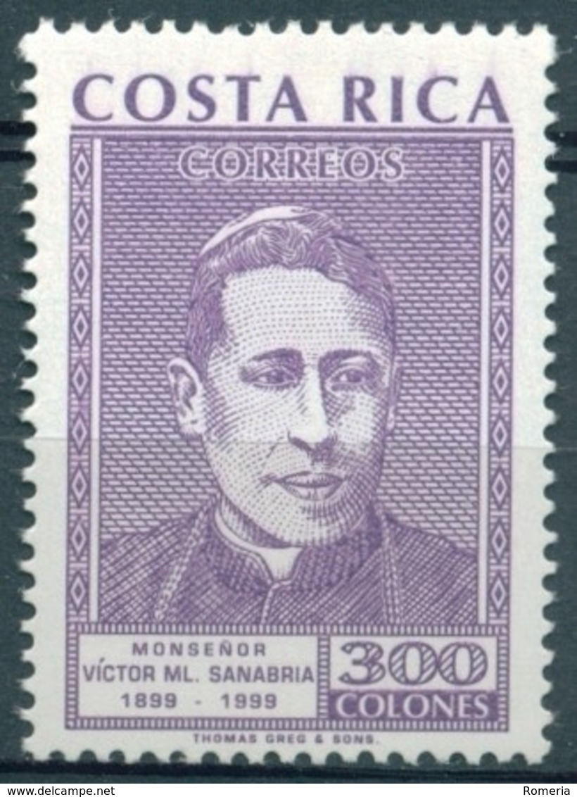 Costa Rica - 1999 - Yt 650 - Centenaire De La Naissance De Mgr. Victor Sanabria - ** - Costa Rica