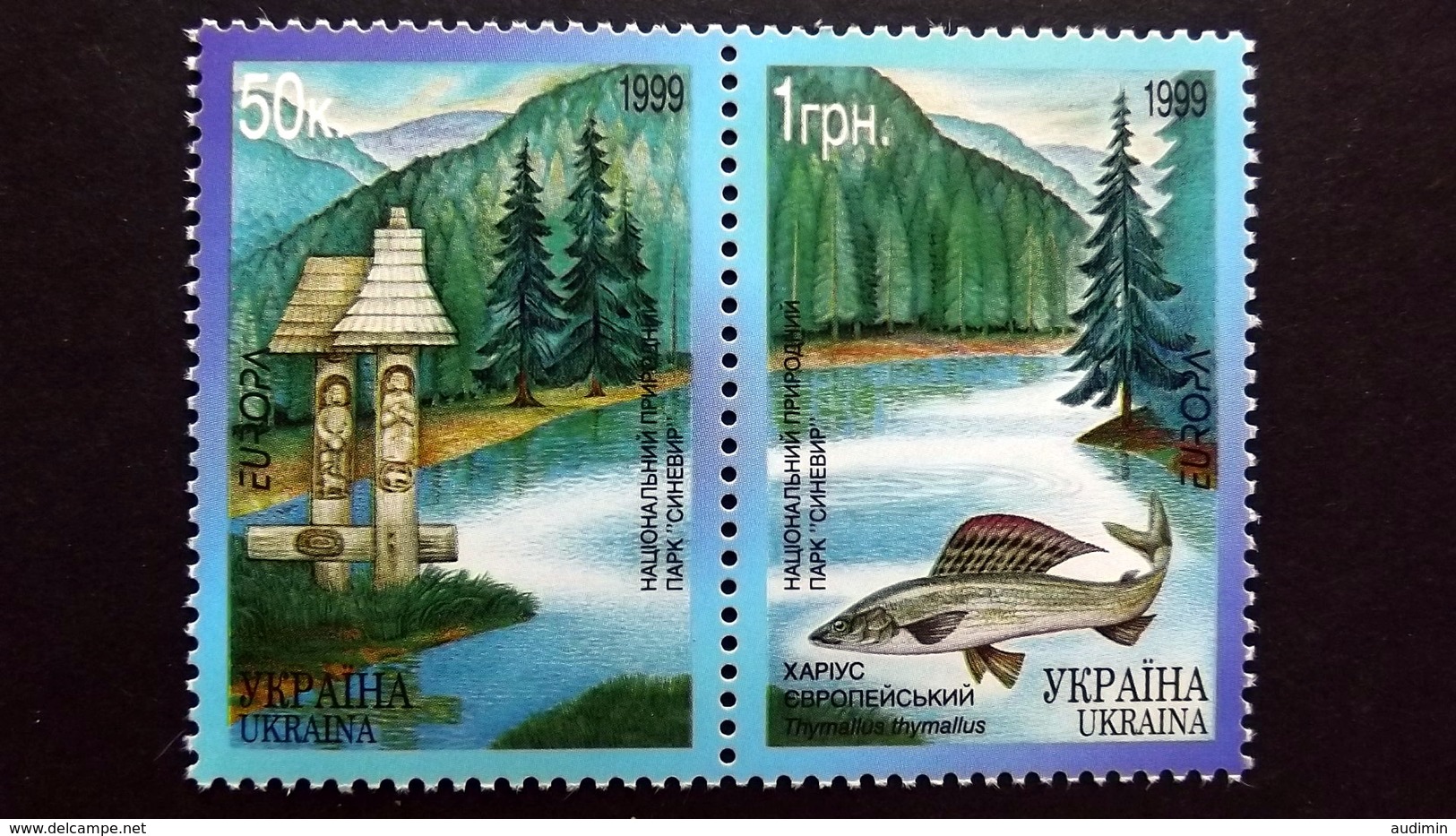 Ukraine 302/3 **/mnh, EUROPA/CEPT 1999, Naturpark Synewir - Ukraine