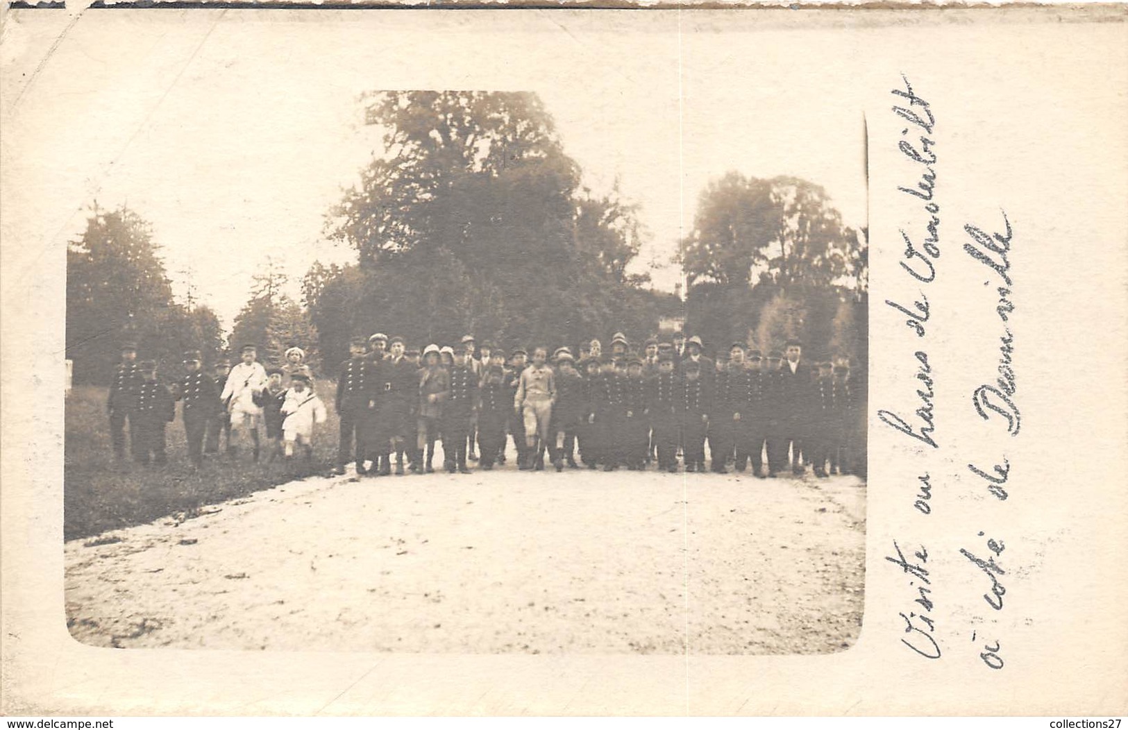 14-DEAUVILLE-VISITE AU HARAS DE VANDERBILT  CARTE-PHOTO - Deauville