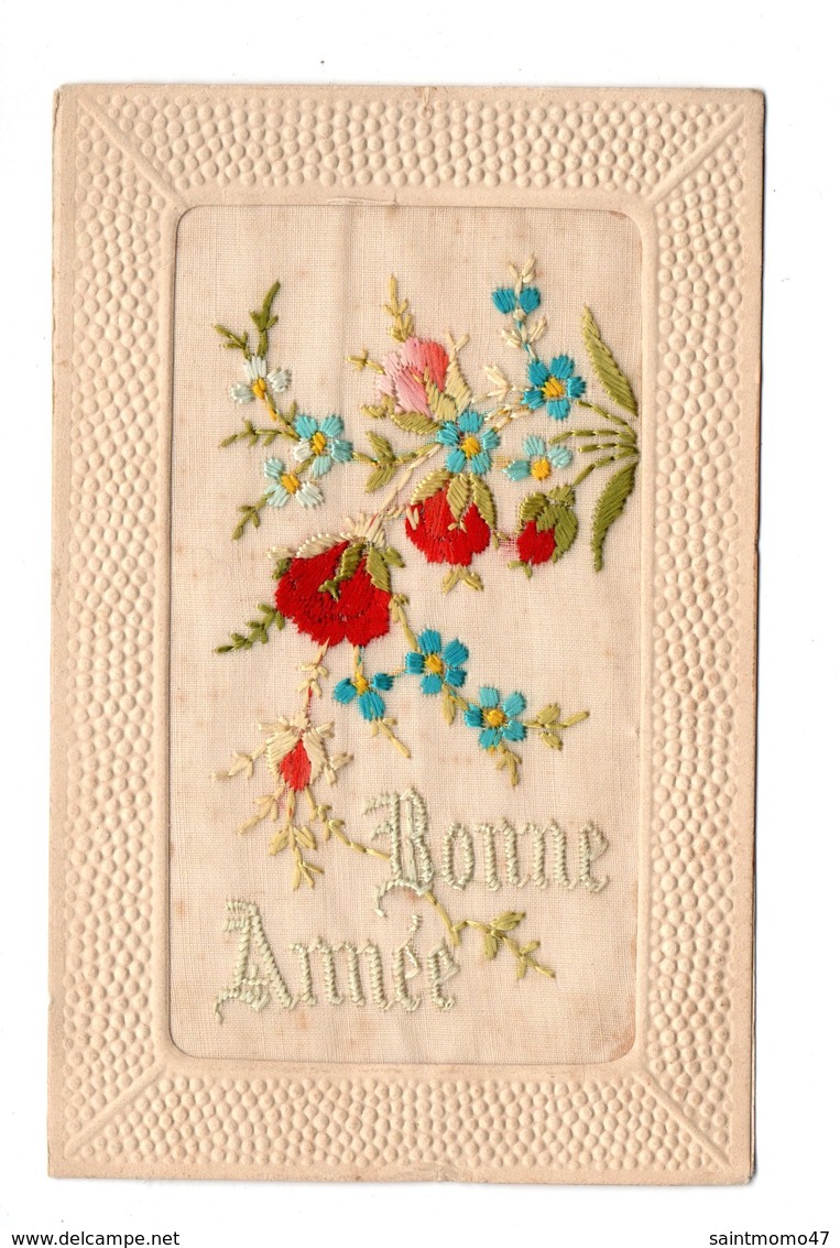 CARTES  " BONNE ANNÉE " . CARTE BRODÉE - Réf. N°9731 - - Nouvel An