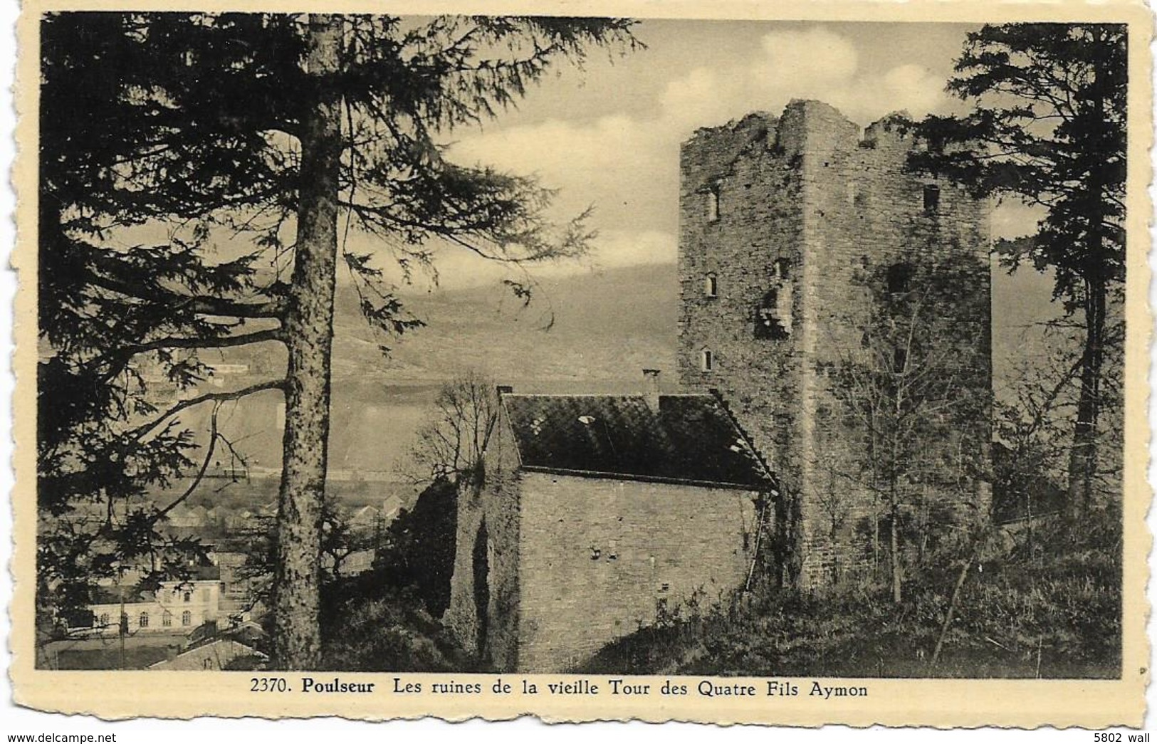POULSEUR : Les Ruines De La Vieille Tour Des Quatre Fils Aymon - Comblain-au-Pont