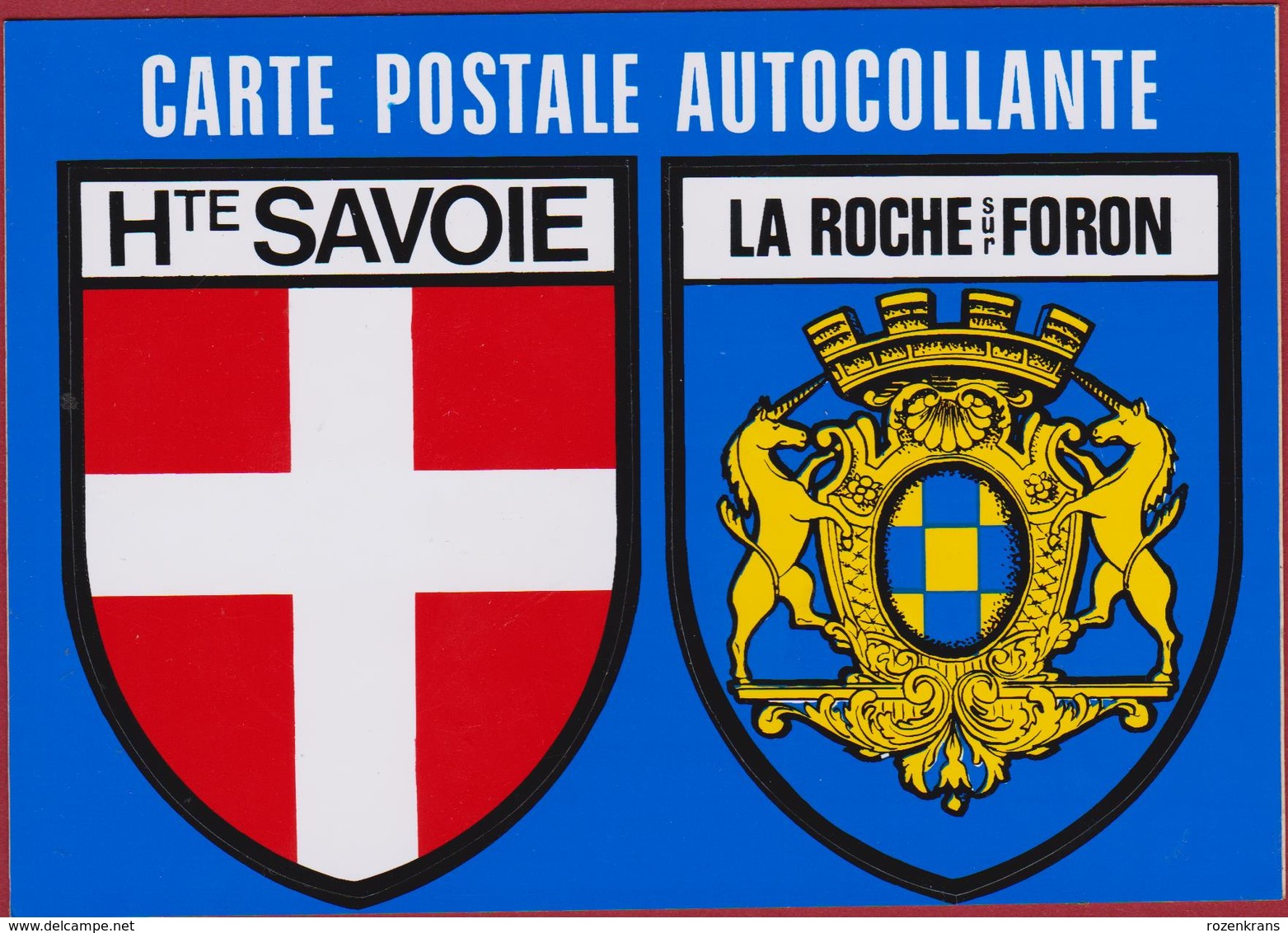 Sticker Autocollant Zwitserland Hte Savoie La Roche Sur Foron Switzerland Schweiz La Suisse Helvetia Aufkleber Adesivo - Autocollants