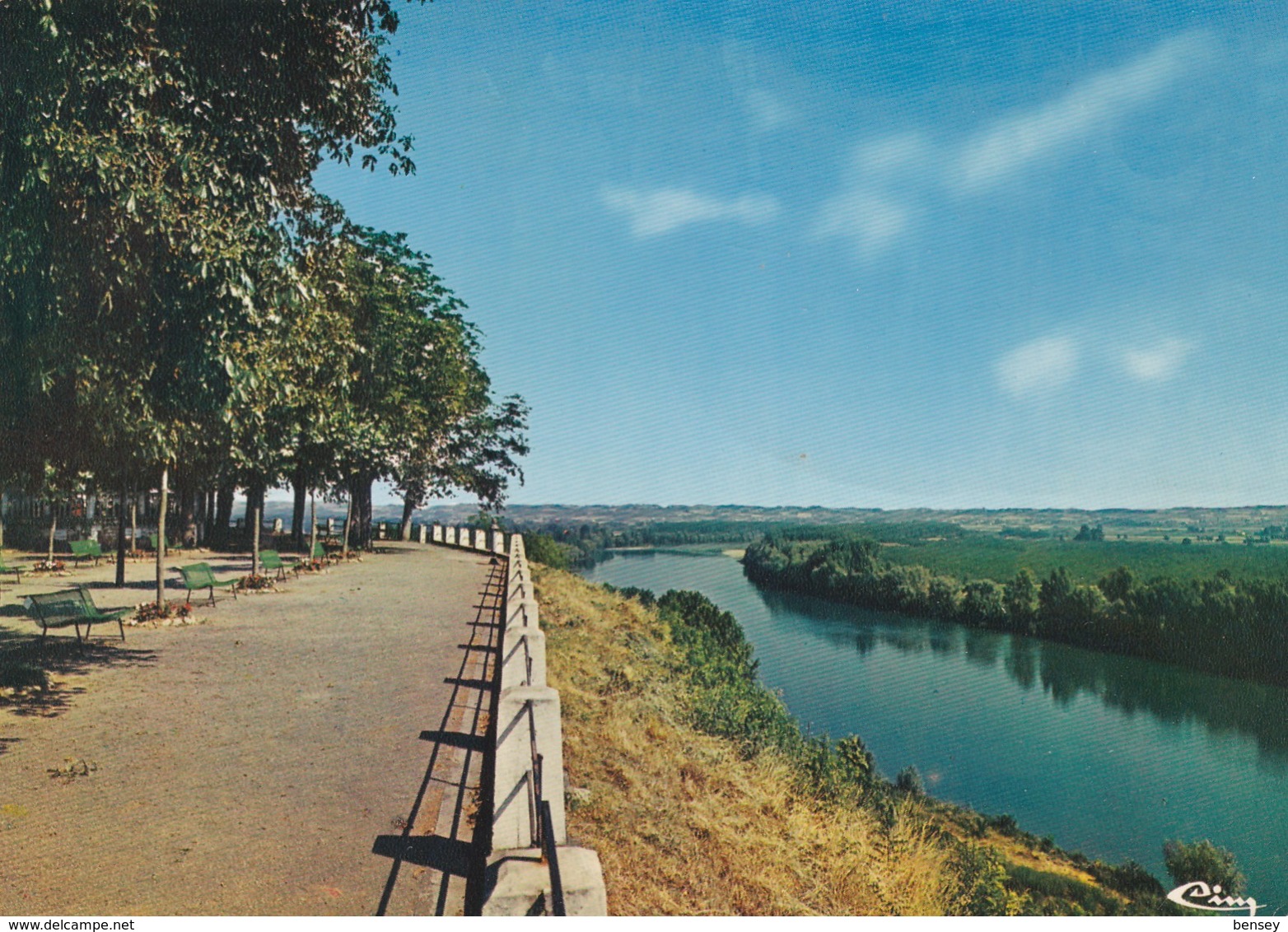 Meilhan Sur Garonne , La Garonne Vue Du Tertre - Meilhan Sur Garonne