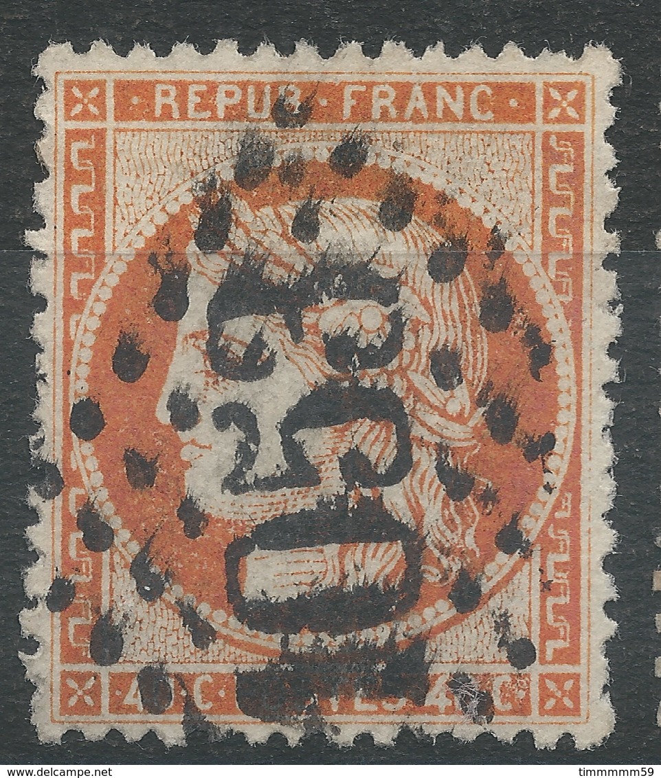 Lot N°42433  Variété/n°38, Oblit GC 1053 Clermont-Ferrand, Puy-de-Dôme (62), Filet EST - 1870 Siege Of Paris