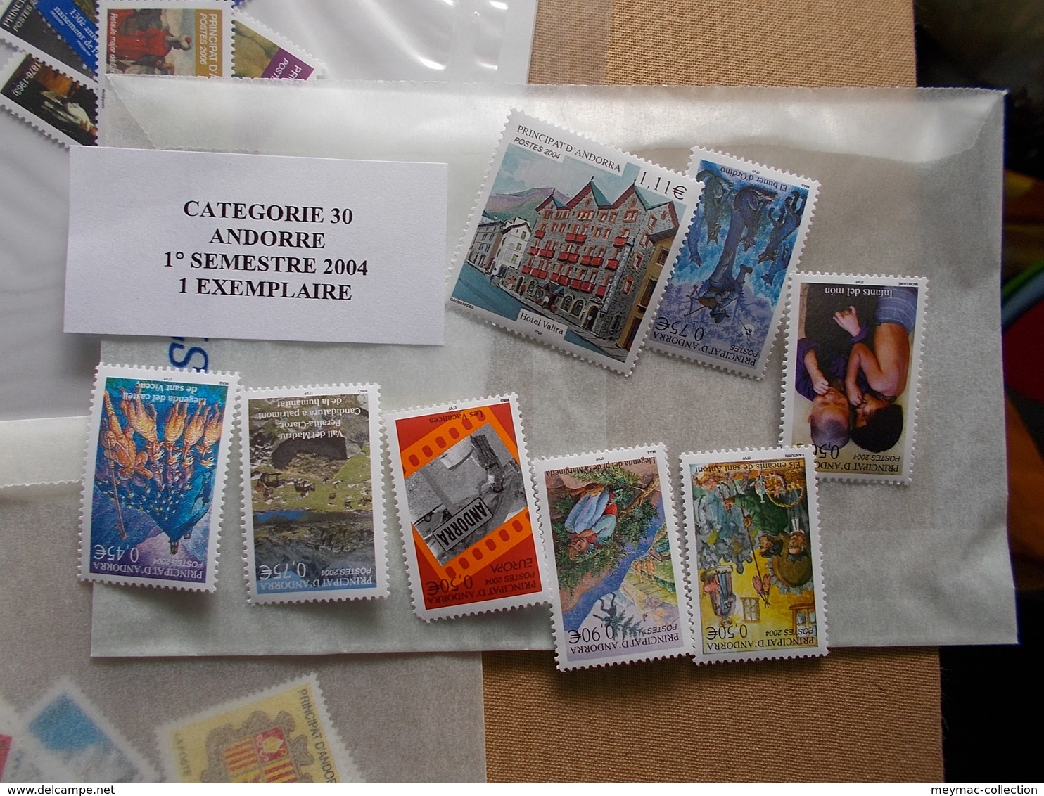 LOT TIMBRES POSTES NEUFS MNH N** ANDORRE FRANCAIS 2002 2006 PRINCIPAT D'ANDORRA Envoi Abonnement - Nuevos