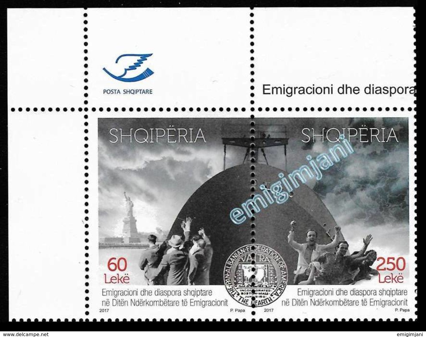 ALBANIA 2017 "International Immigration Day" - Set MNH - Albanië