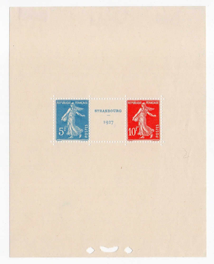 N 2 Bloc De 1927 - Exposition De Strasbourg - Bloc Charnière * - Andere & Zonder Classificatie