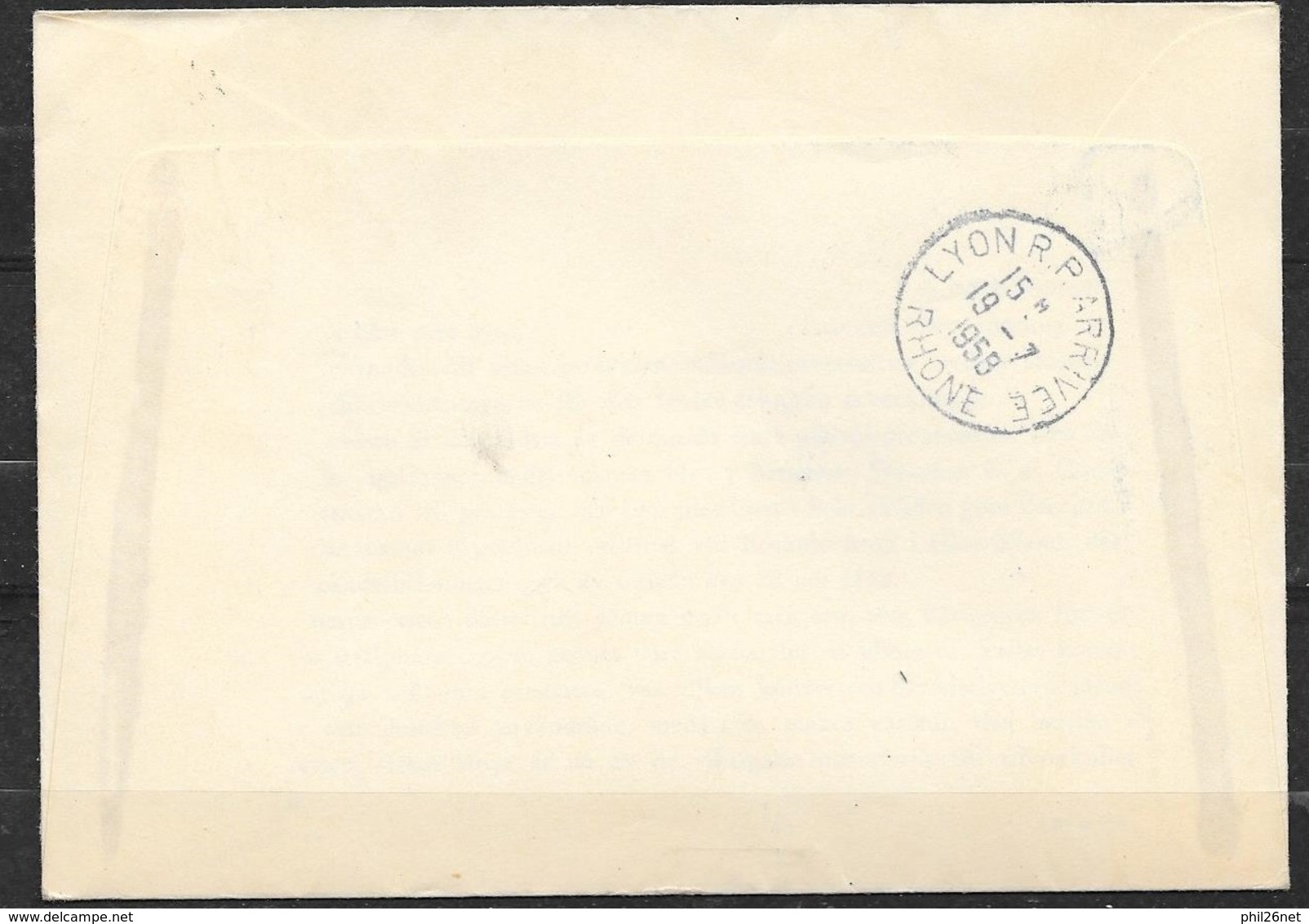 Suède R FDC Lettre Recommandée Par Avion Circulée Stockhom18 /7/1958 à Lyon Le 19/7/1958 Cachets N°432a;432ab Et 433 TB - Storia Postale