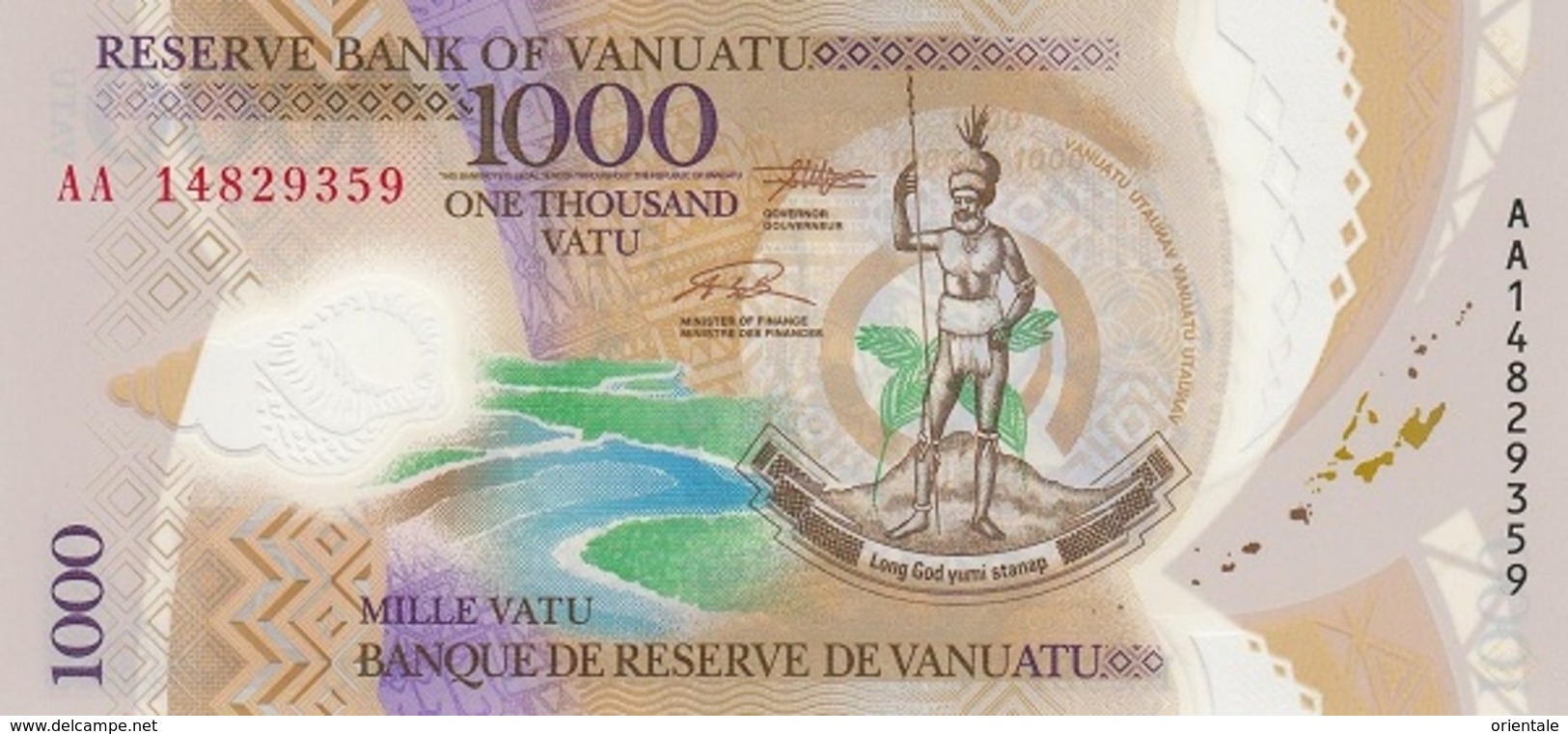 VANUATU P. 13 1000 V 2014 UNC - Vanuatu