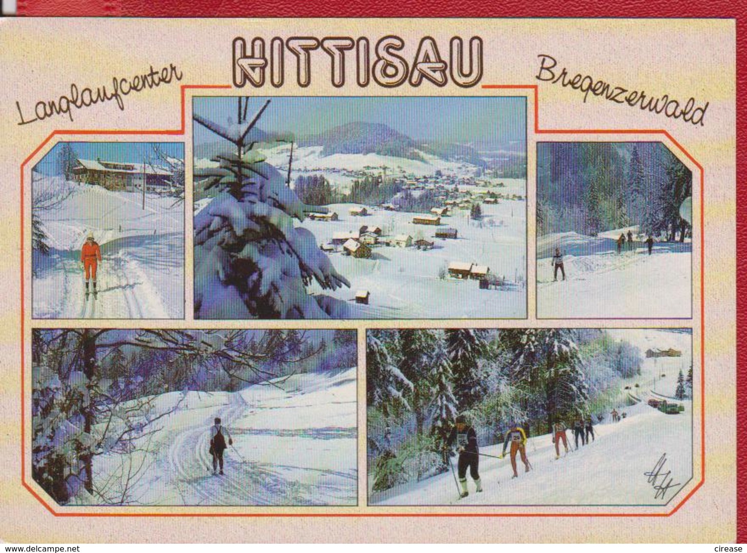 HITTISAU SKY AUSTRIA POSTCARD USED - Bregenzerwaldorte