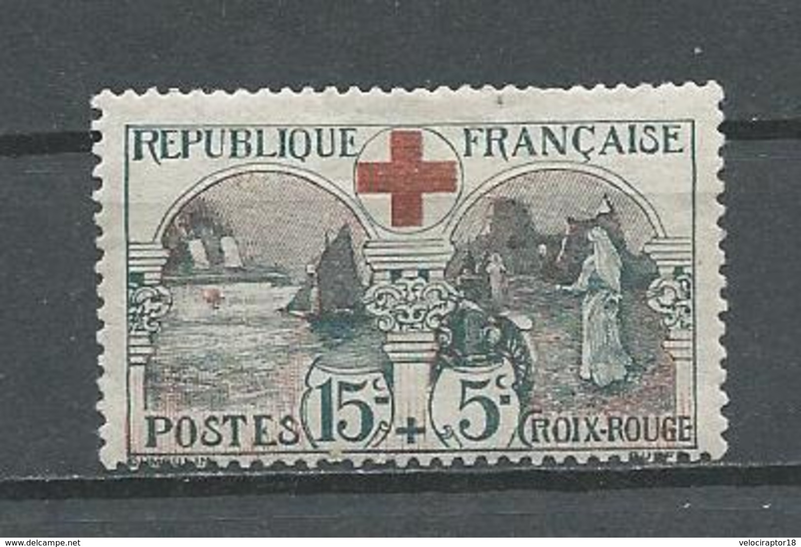 FRANCE -  AU PROFIT DE LA CROIX ROUGE  ,  Yvert Nº 156 Neuf* Signé   (298) - Other & Unclassified